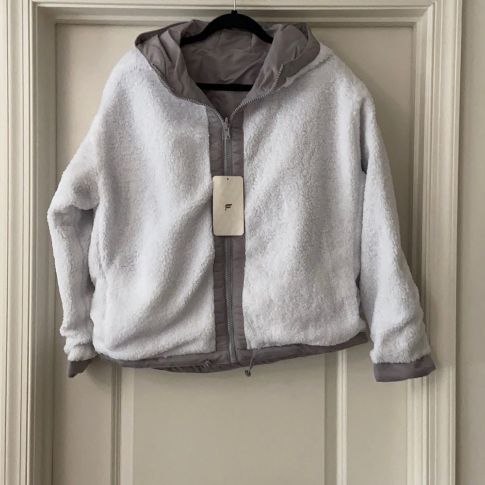Fabletics water resistant jacket.